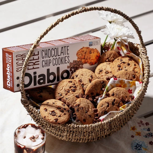 :Diablo Cookies mit Schokostückchen ohne Zuckerzusatz 130 g