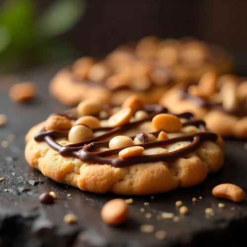 :Diablo Erdnuss Cookies mit Schokoladenstreifen ohne Zuckerzusatz 150 g