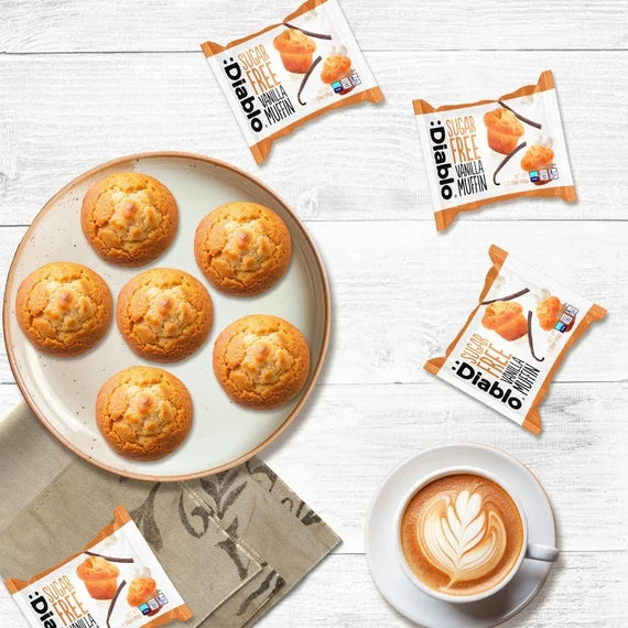 :Diablo Zuckerfreier Vanille-Muffin 45g