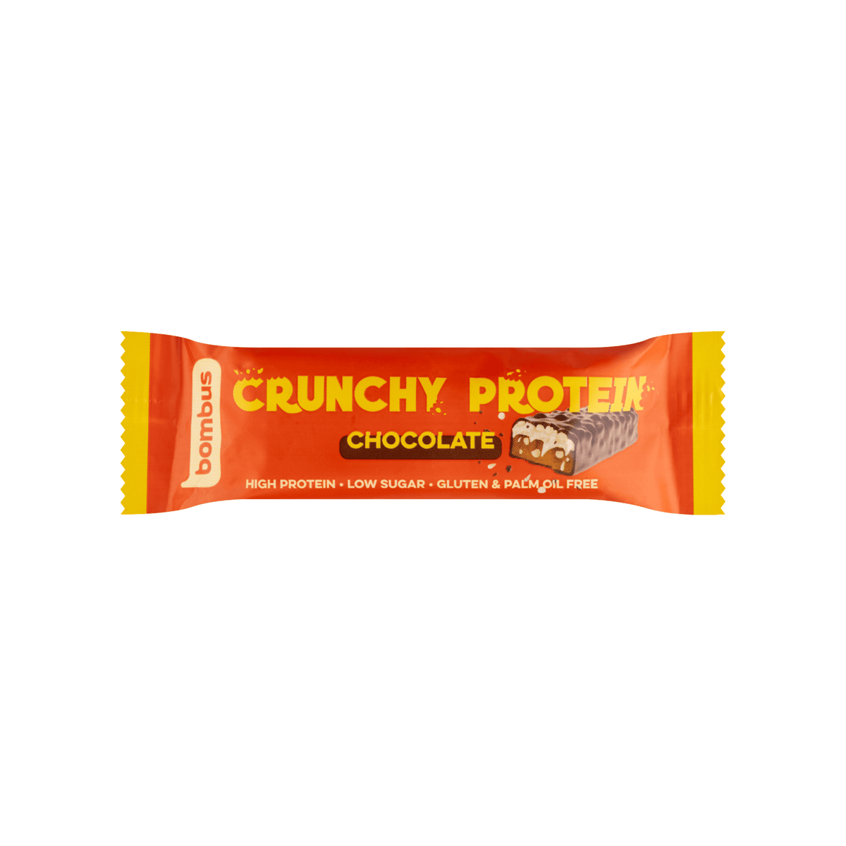Bombus Proteinriegel 25% Crunchy Schokolade 50 g