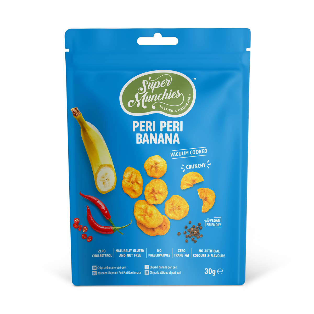 SuperMunchies Peri Peri Banana 30g