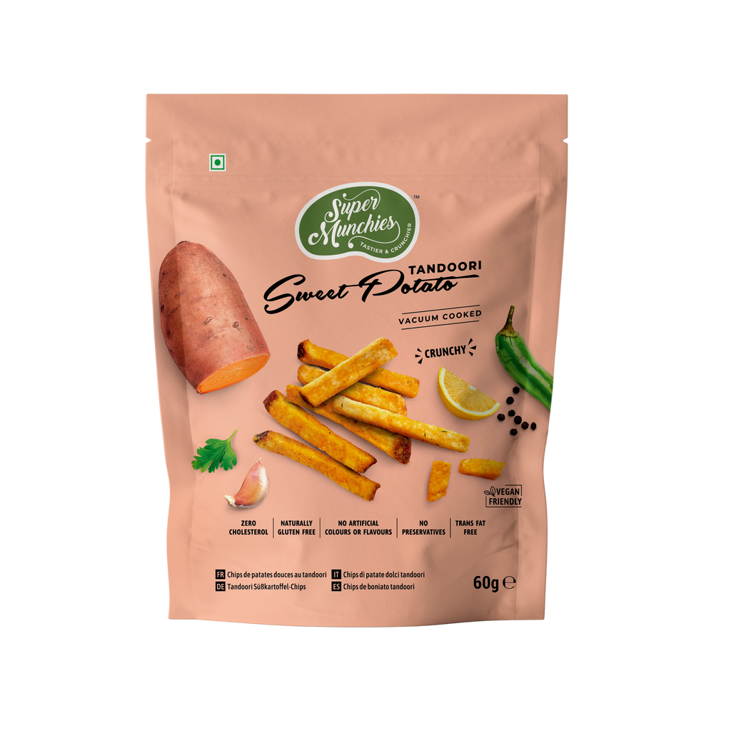 SuperMunchies Tandoori Sweet Potato 60g